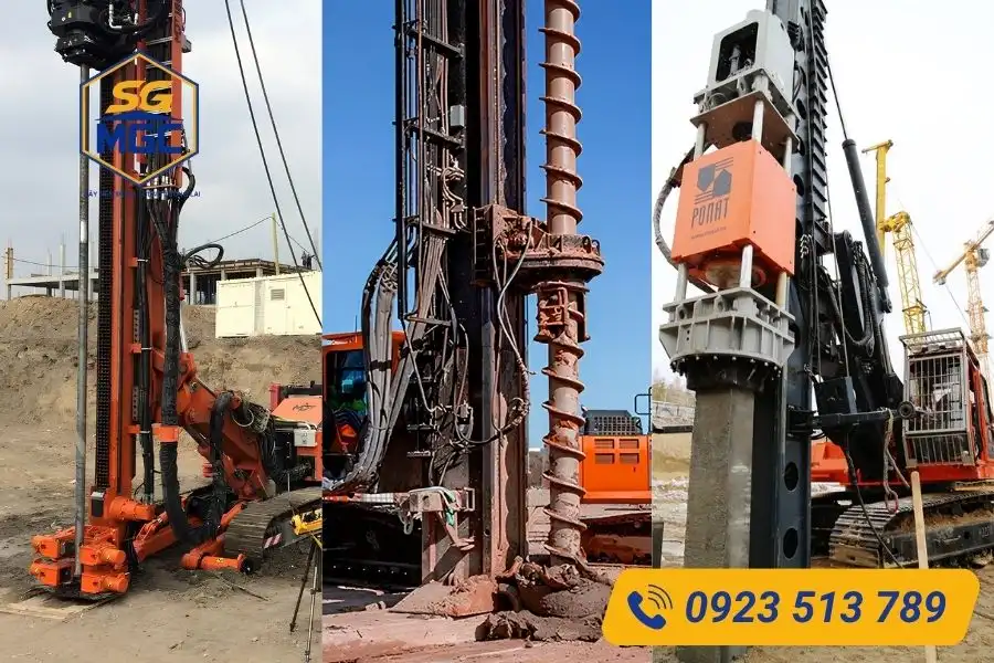 Các loại móng cọc theo thi công