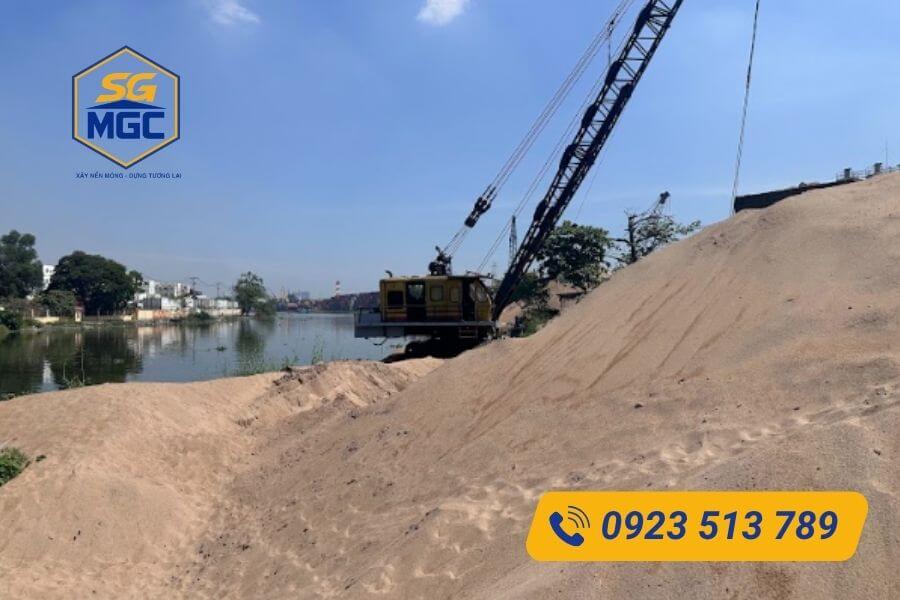Cách tính khối lượng cát cần dùng