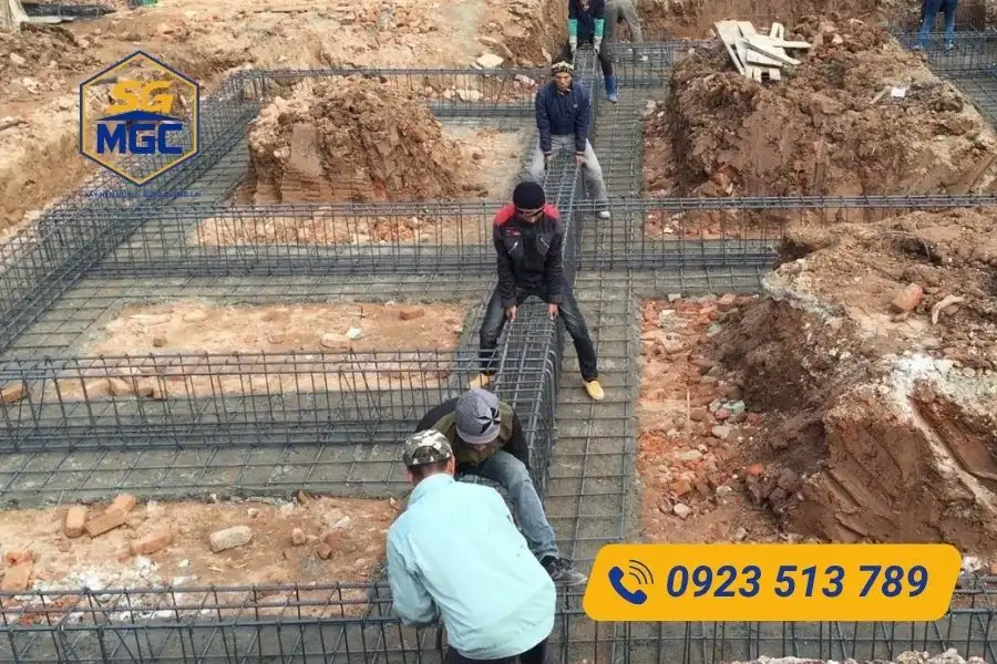 Gia công lắp đặt cốt thép