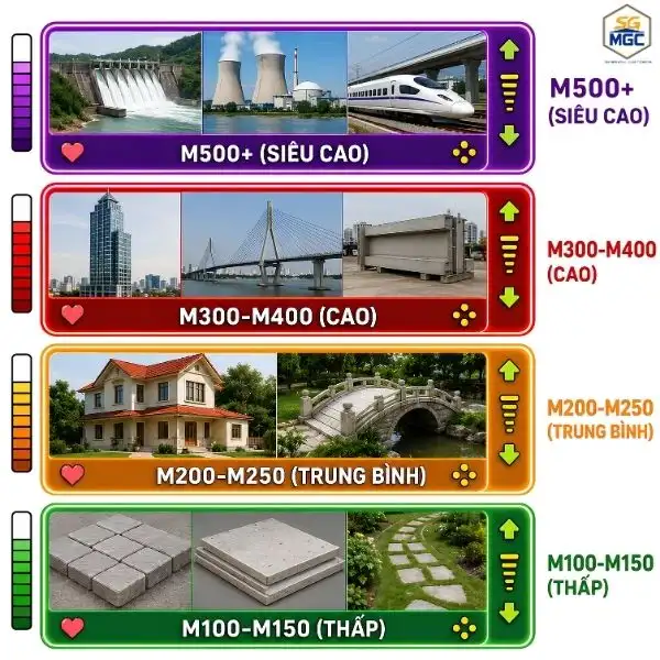 Các loại mắc bê tông trong xây dựng