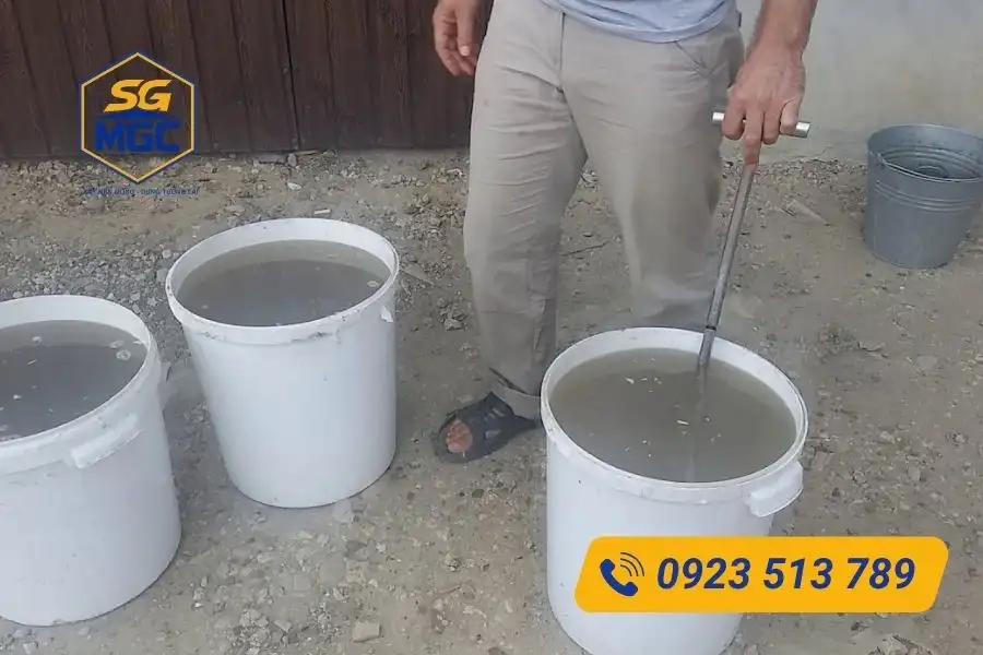 Kiểm tra chất lượng đá đổ bê tông