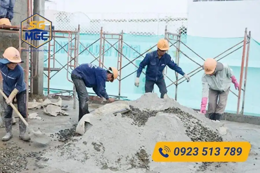 Lượng cát đá có thể khác nhau