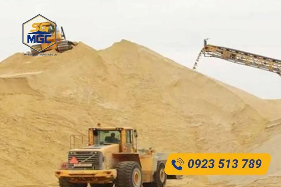 Sài Gòn Megacons cung cấp cát xây dựng chuẩn kg