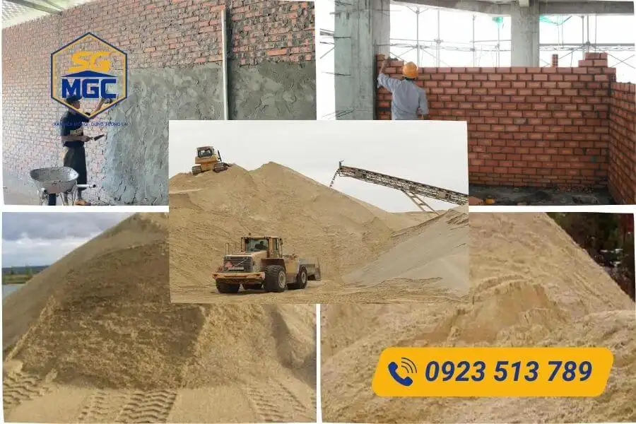 Megacons cung cấp cát xây và cát trát đúng quy cách