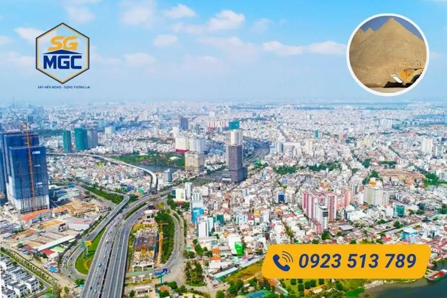 Cát xây dựng quận 2
