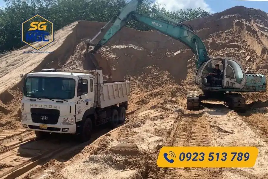Giao cát vào quận 2 cần tính toán phương án vận chuyển