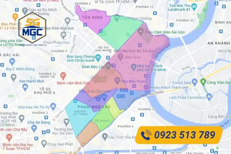 phạm vi cung cấp đá xây dựng tại quận 1 ở SG Megacons